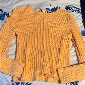 Talbots Women's  Knit Sweater - peach